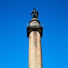 Image showing historic   marble and statue in old city of london england