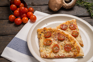 Image showing Italian pizza