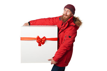 Image showing Christmas, x-mas, winter gift concept