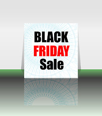 Image showing Black Friday sale inscription design template. Black Friday banner. Vector illustration
