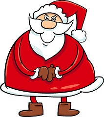 Image showing santa claus cartoon character