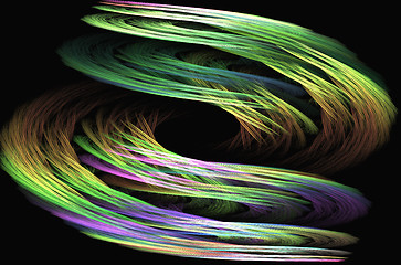 Image showing Abstract image : fractal vortex.