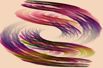 Image showing Abstract image : fractal vortex.