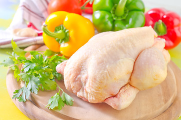 Image showing chicken and vegetables