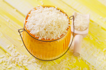 Image showing raw rice