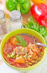 Image showing fresh soup