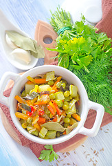Image showing baked vegetables