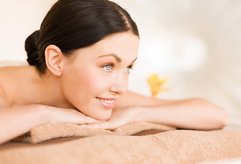 Image showing woman in spa