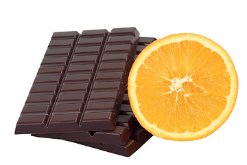 Image showing Chocolate with Orange