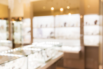 Image showing jewelry store blurred background