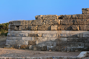 Image showing Part of ancient wall.