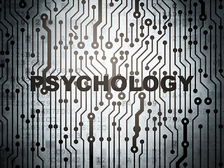 Image showing Healthcare concept: circuit board with Psychology