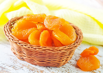 Image showing dry apricots