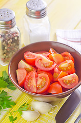 Image showing salad from tomato