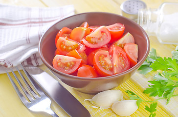 Image showing salad from tomato