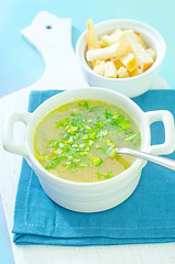 Image showing pea soup