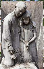 Image showing Old Cemetery statue