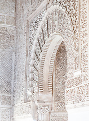 Image showing Arabian Door in Alhambra