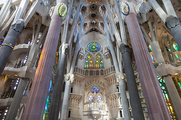 Image showing Sagrada Familia Interior