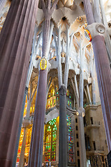 Image showing Sagrada Familia Interior