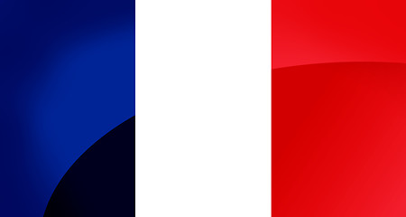 Image showing France Flag Circle