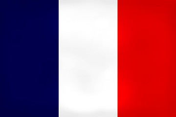 Image showing France Flag Dirty