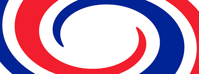 Image showing France Flag Whirl