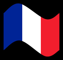 Image showing France Flag Wave