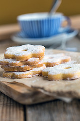 Image showing Italian cookies canestrelli.
