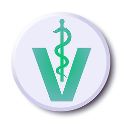 Image showing button symbol veterinary