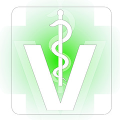 Image showing button symbol veterinary