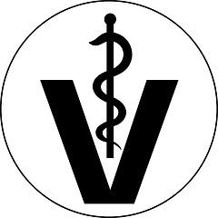 Image showing button symbol veterinary