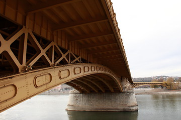 Image showing Margit bridge in Budapest