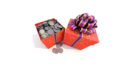 Image showing Two gift boxes