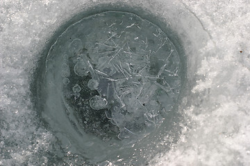 Image showing ice-hole