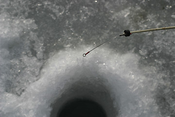 Image showing winter fishing