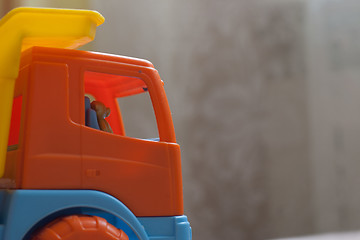 Image showing Bear toy truck driver