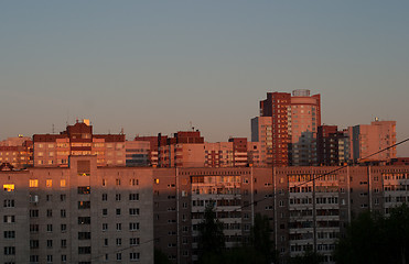 Image showing Dark Dawn in the city