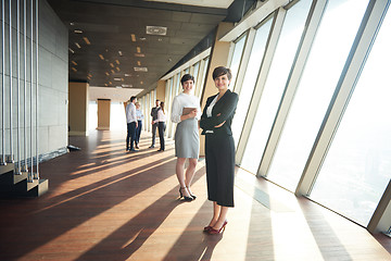 Image showing business people group, females as team leaders