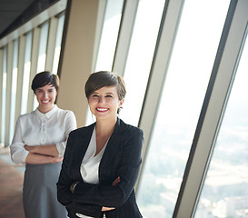 Image showing business people group, females as team leaders