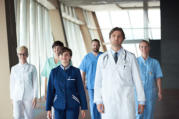 Image showing doctors team walking