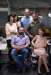 Image showing portrait of business team at modern office