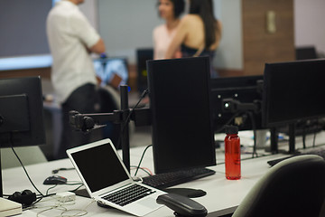 Image showing computer at modern office