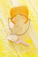 Image showing raw rice