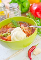 Image showing fresh soup