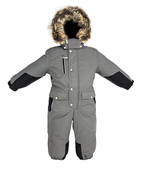 Image showing Childrens snowsuit fall