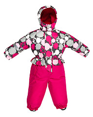 Image showing Childrens snowsuit fall