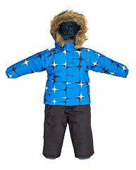 Image showing Childrens snowsuit fall