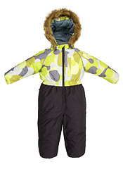 Image showing Childrens snowsuit fall