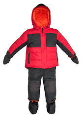 Image showing Childrens snowsuit fall